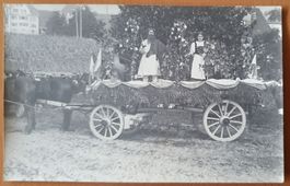 Schlieren - Pferdegespann, Weinfest 1918