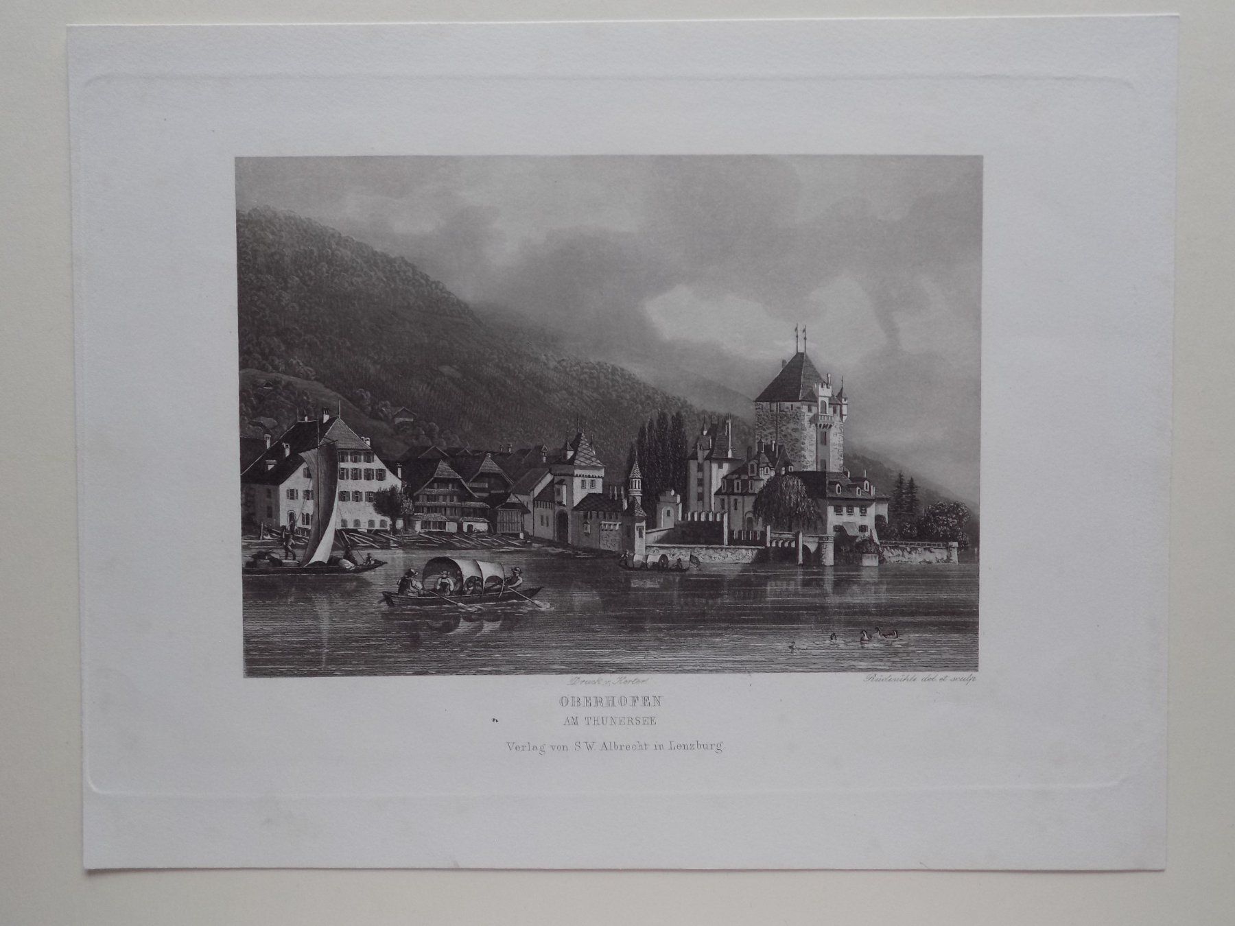 Stiche: Oberhofen Thunersee – Gebraucht aus Risch von Rischli15