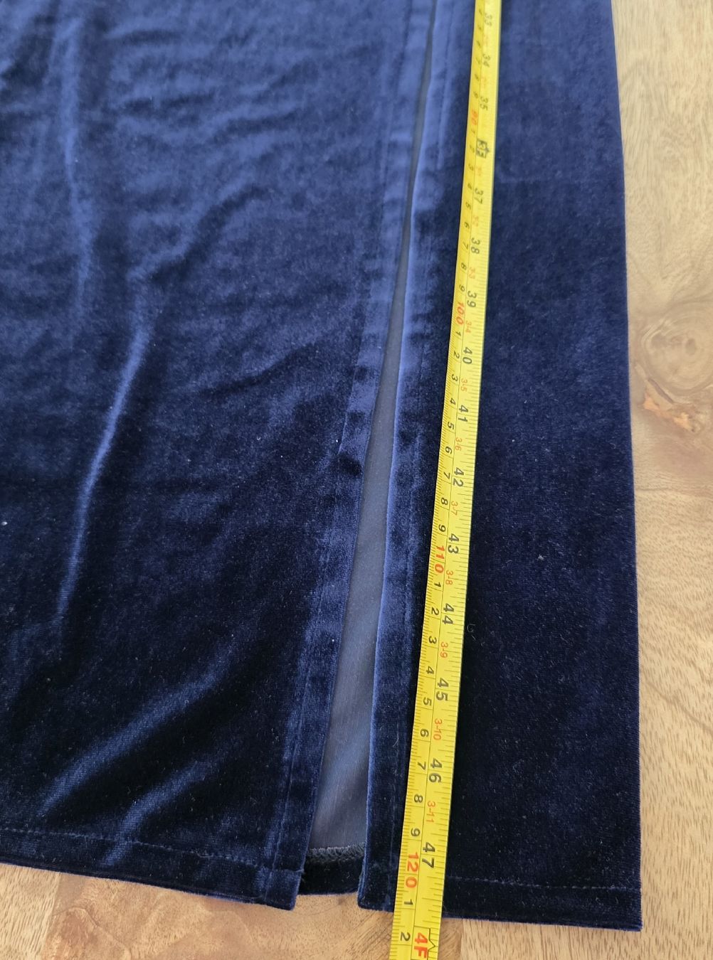 Vestiti: Abendkleid mit Bolero dunkelblau Samt Grösse S/M – Nuovo (secondo la descrizione) da Rheinsulz venduto da Gilea 8