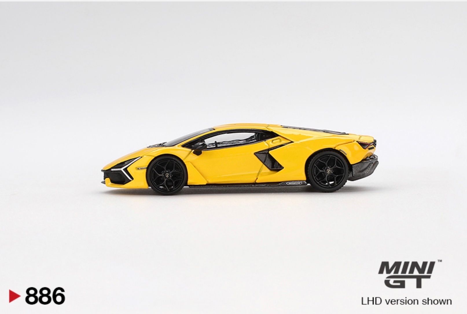 Lamborghini Modellini d'auto: Lamborghini Revuelto Giallo 1/64 Mini GT – Nuovo e nell'imballaggio originale da Wohlen AG venduto da PrivatSammlung 3