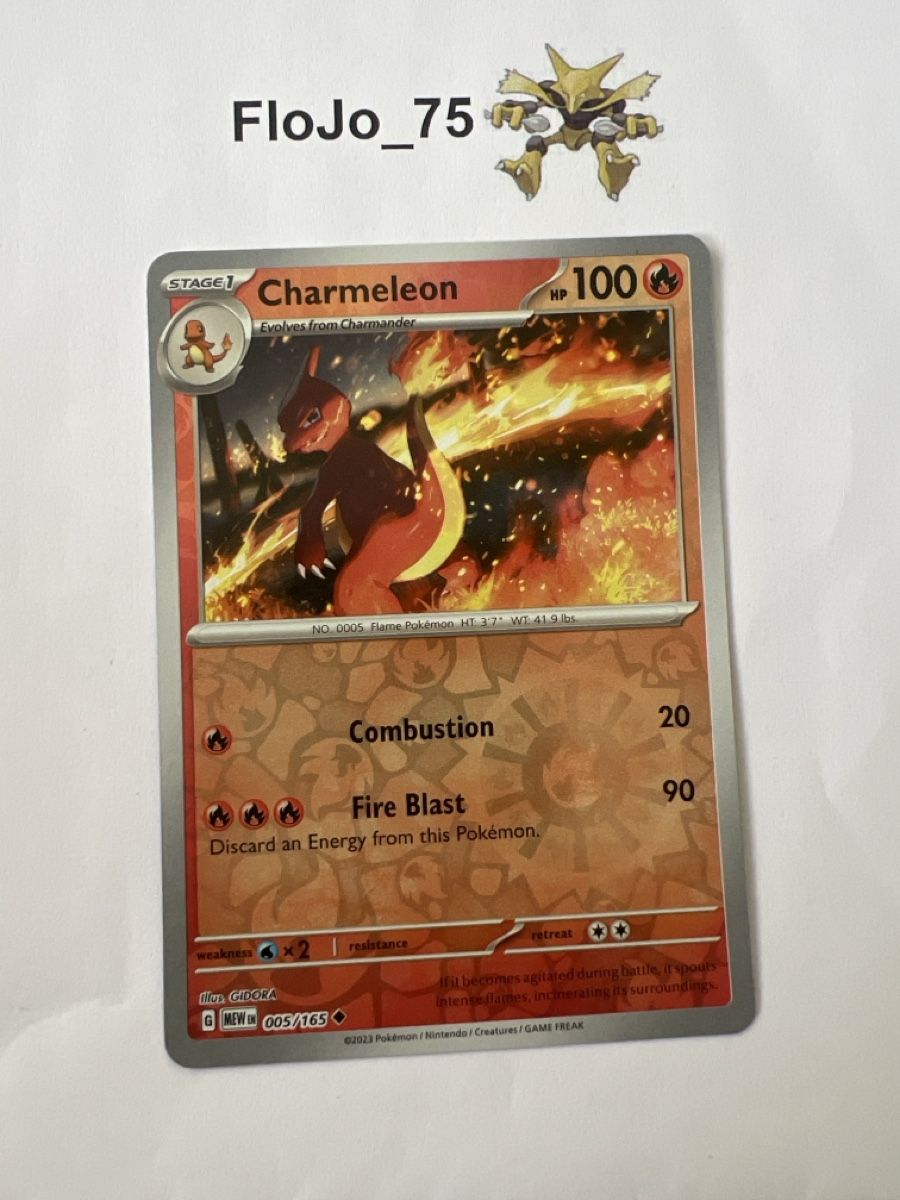 Pokémon Cartes à collectionner: Charmeleon 5/165 - 151 🇬🇧 – D'occasion à St-Blaise par FloJo_75
