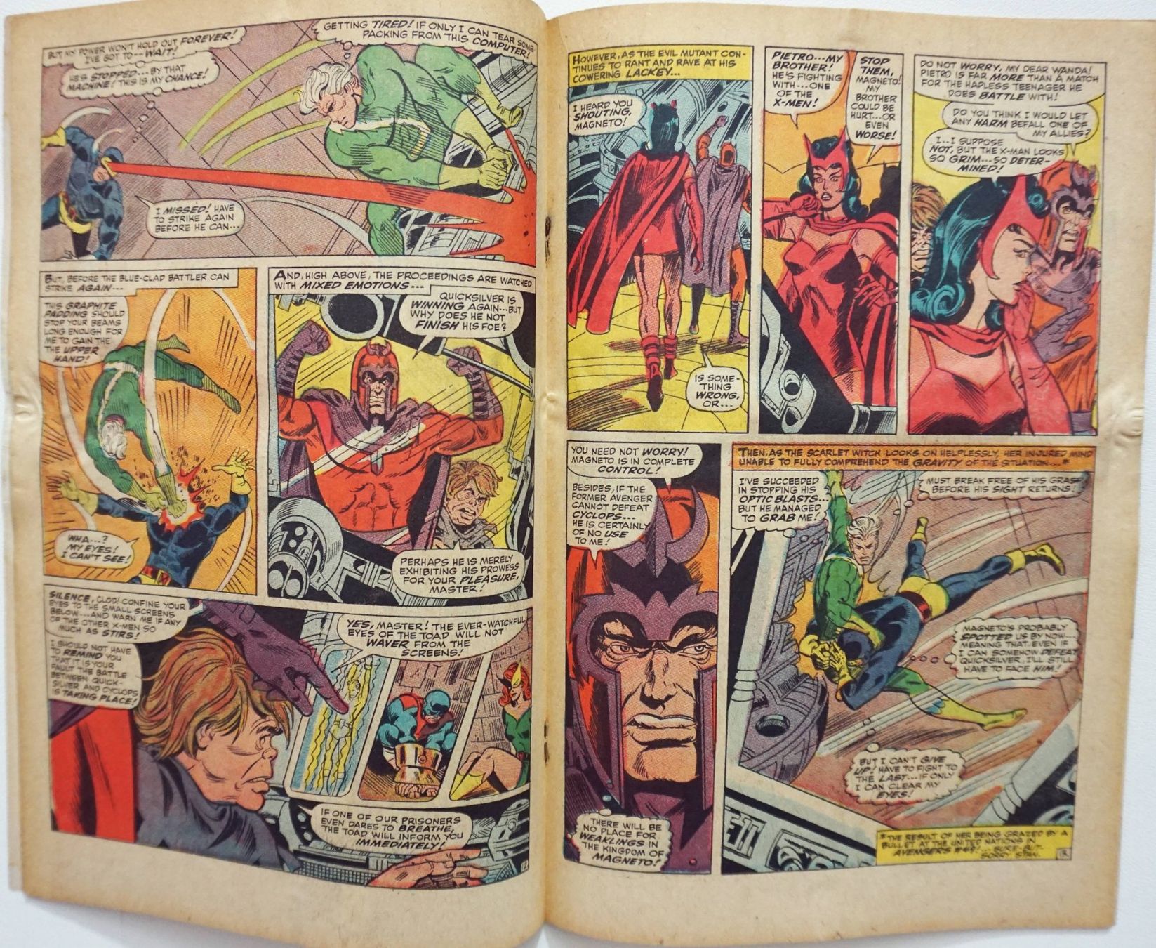 Fumetti: X-MEN #45 THE BATTLE CYCLOPS VS. QUICKSILVER MARVEL 1968 – Usato da Lugano venduto da YouWantUS 2
