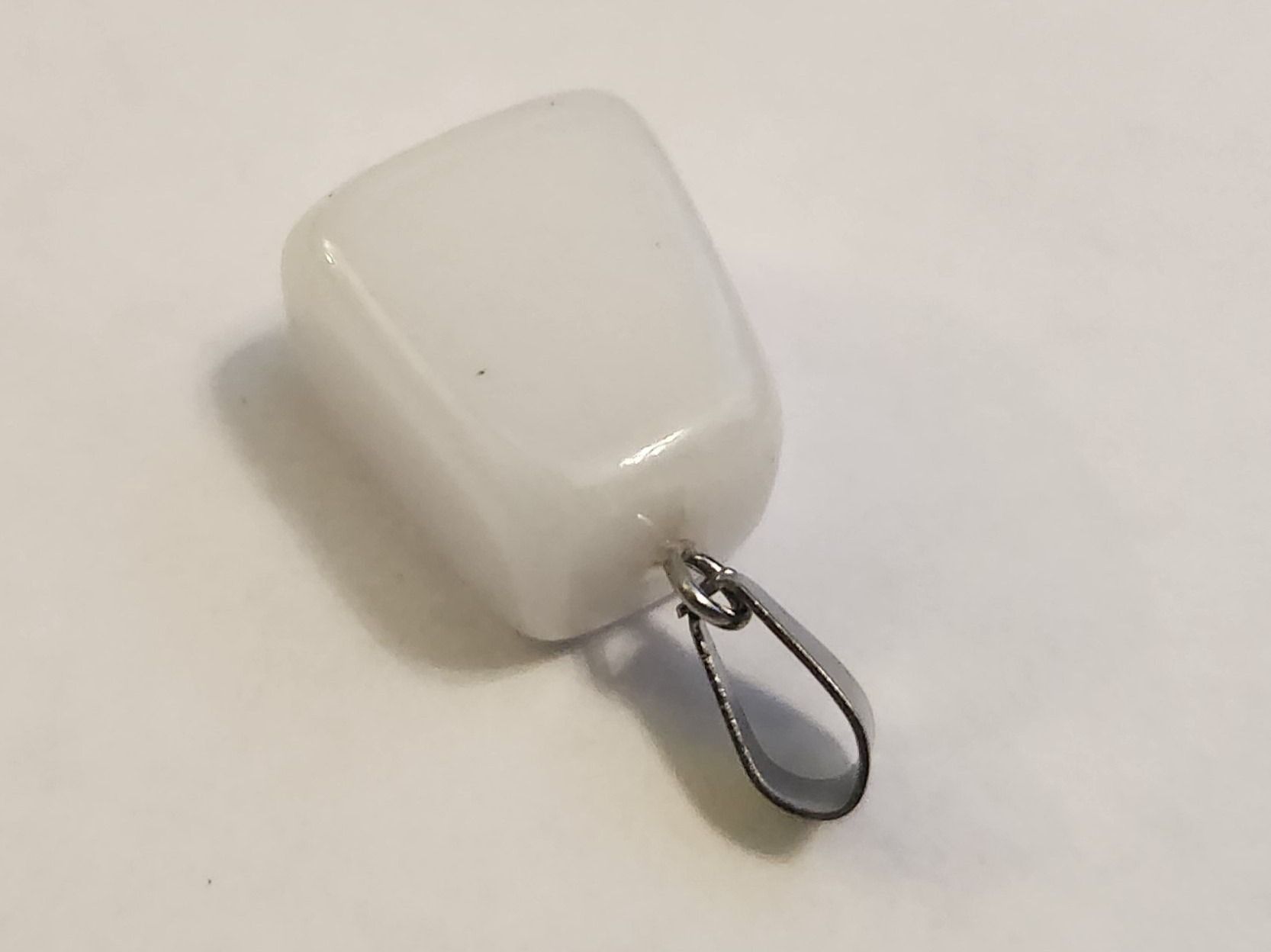Anhänger: Pendentif pierre de lune blanche élégante – Neu (gemäss Beschreibung) aus Territet von Cenh 1