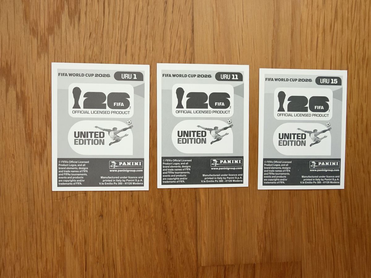 Panini Carte collezionabili: Panini Sticker URU – Usato da Thun venduto da ina_8hwc 1