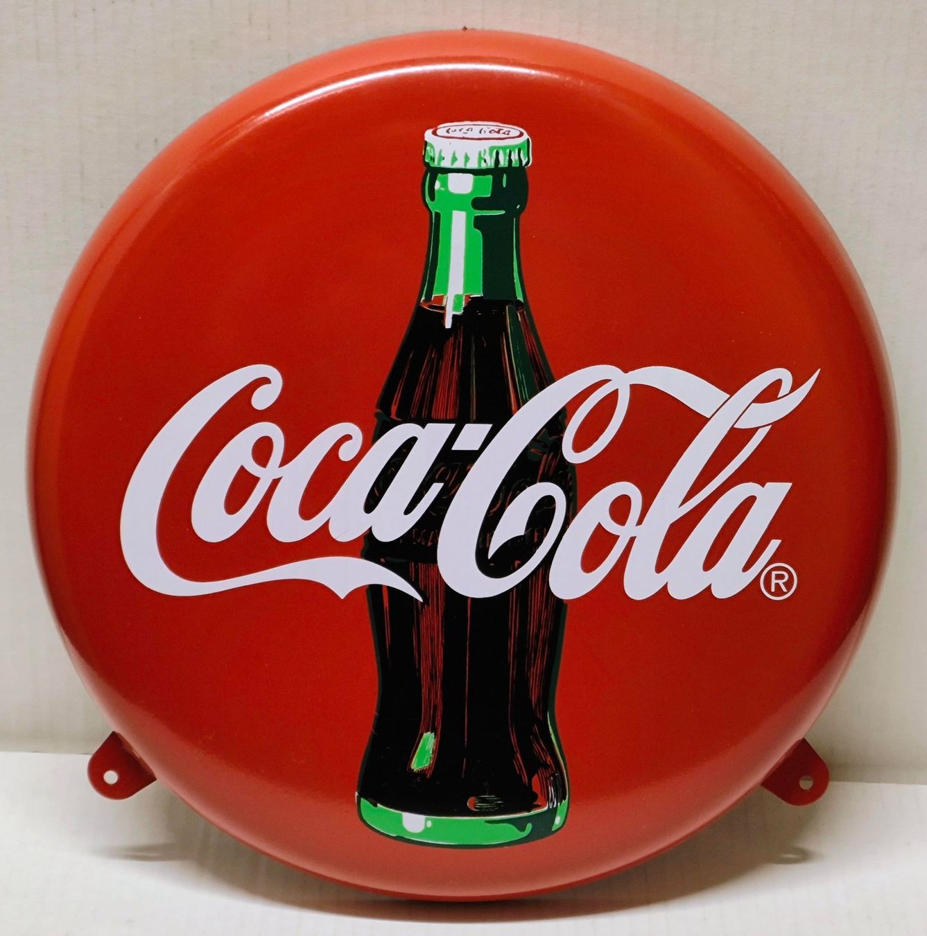 Coca-Cola Schilder: Coca-Cola Blechschild - Durchmesser 30 cm – Neu (gemäss Beschreibung) aus Pfäffikon ZH von Colacity