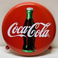 Coca-Cola Blechschild - Durchmesser 30 cm