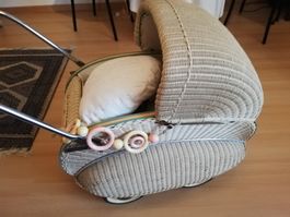 Vintage Puppenwagen 50-er Jahre