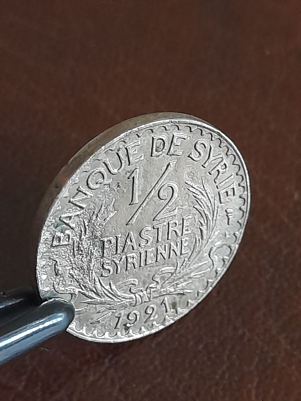 Tutti le monete: 1/2 Piaster 1921 Syrien  – Usato da Basel venduto da Basel_20 1