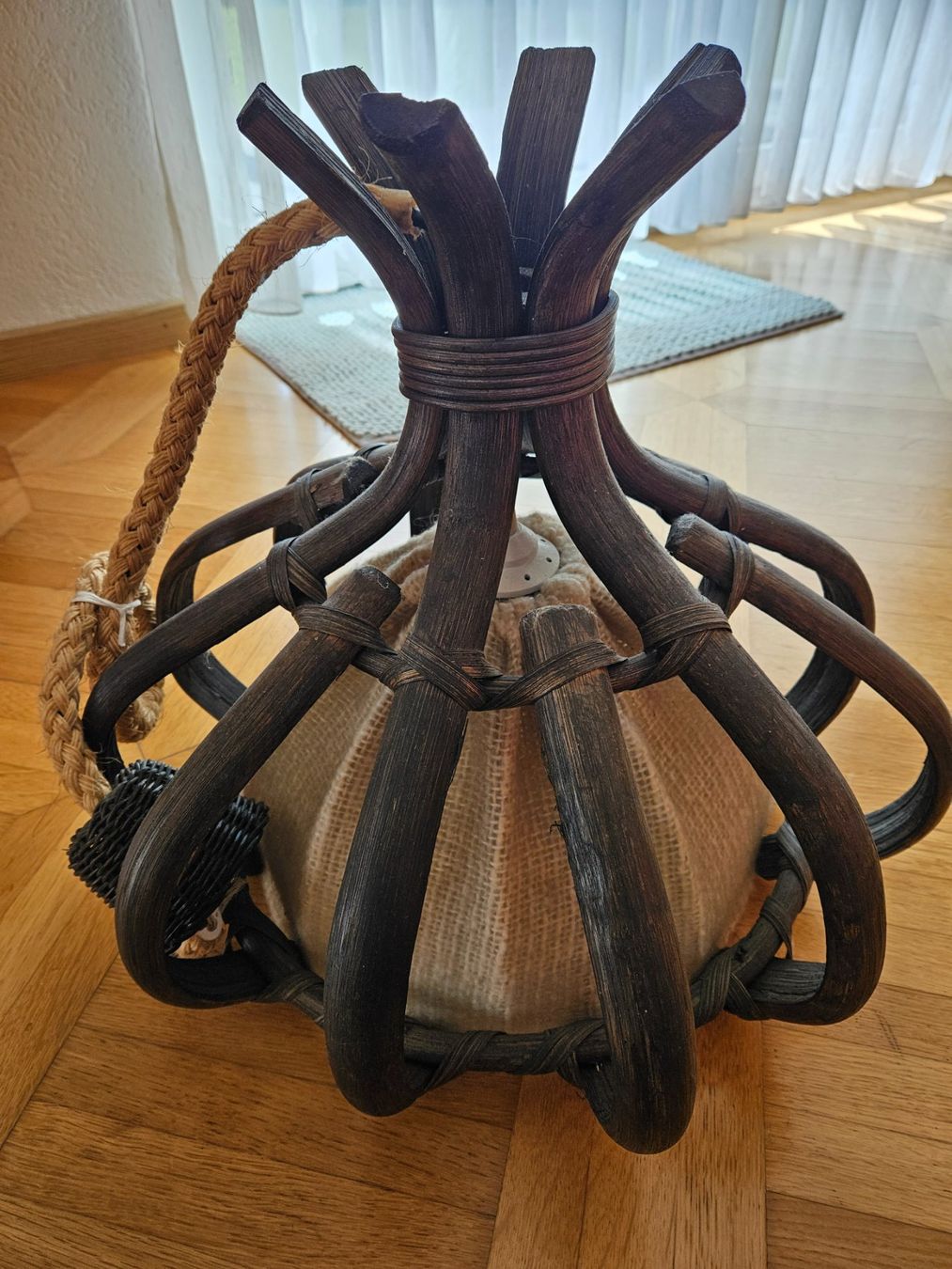 Lampadari & plafoniere: "Rustikale" Holz-Deckenlampe neu – Nuovo (secondo la descrizione) da Boswil venduto da Pjatla 4