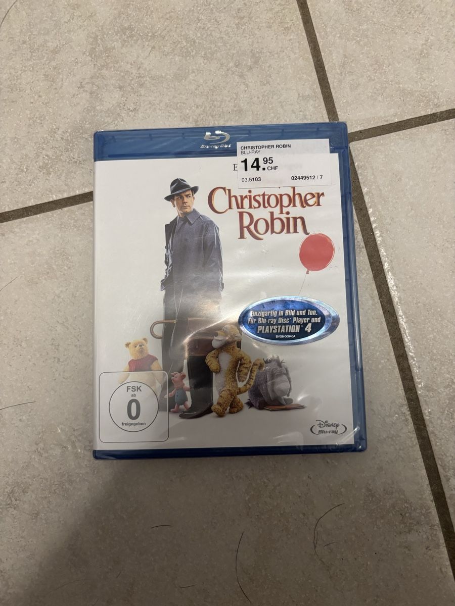 Alle DVDs: Blu-ray Christopher Robin neu ungeöffnet – Neu und originalverpackt aus Schafisheim von Chillout123