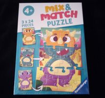 Ravensburger Mix & Match Puzzle 3x24 Teile Neu & OVP