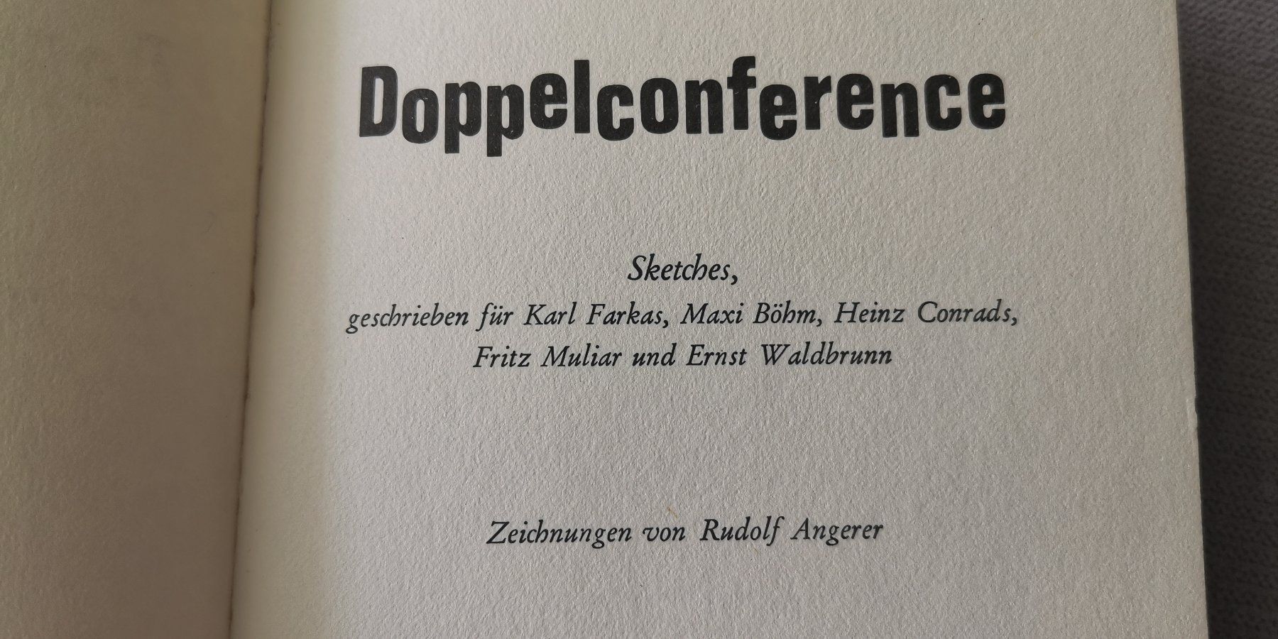 Libri: Doppelconference von Hugo Wiener – Usato da Genève venduto da Somethingwicked 4