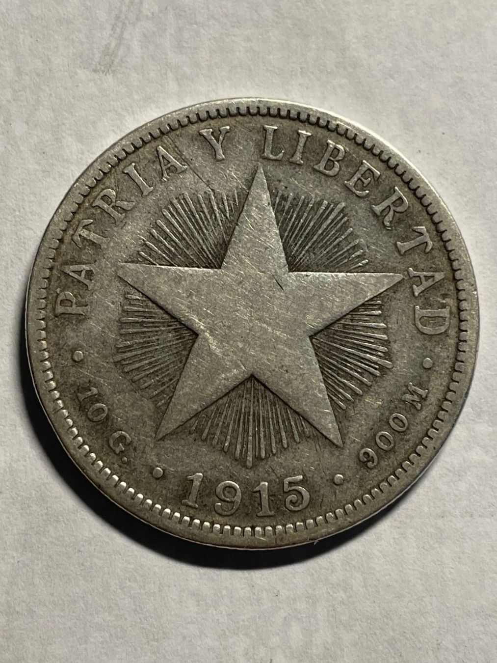 Tutti le monete: (13) 40 Centavos, Kuba 1915 – Usato da Aesch BL venduto da masmusgo