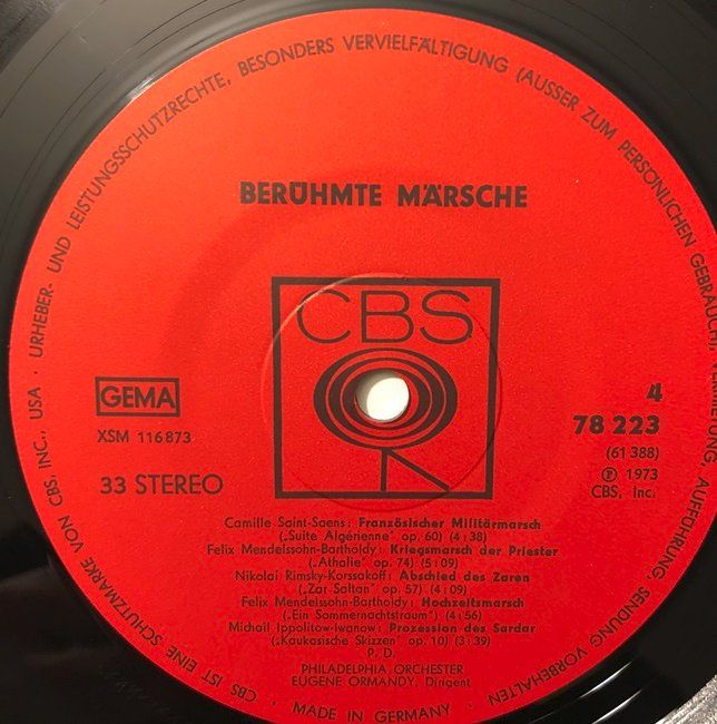 Schallplatten: Berühmte Märsche (2 LPs, Eugene Ormandy) – Gebraucht aus Grüningen von azulamarillo_vinyl 6