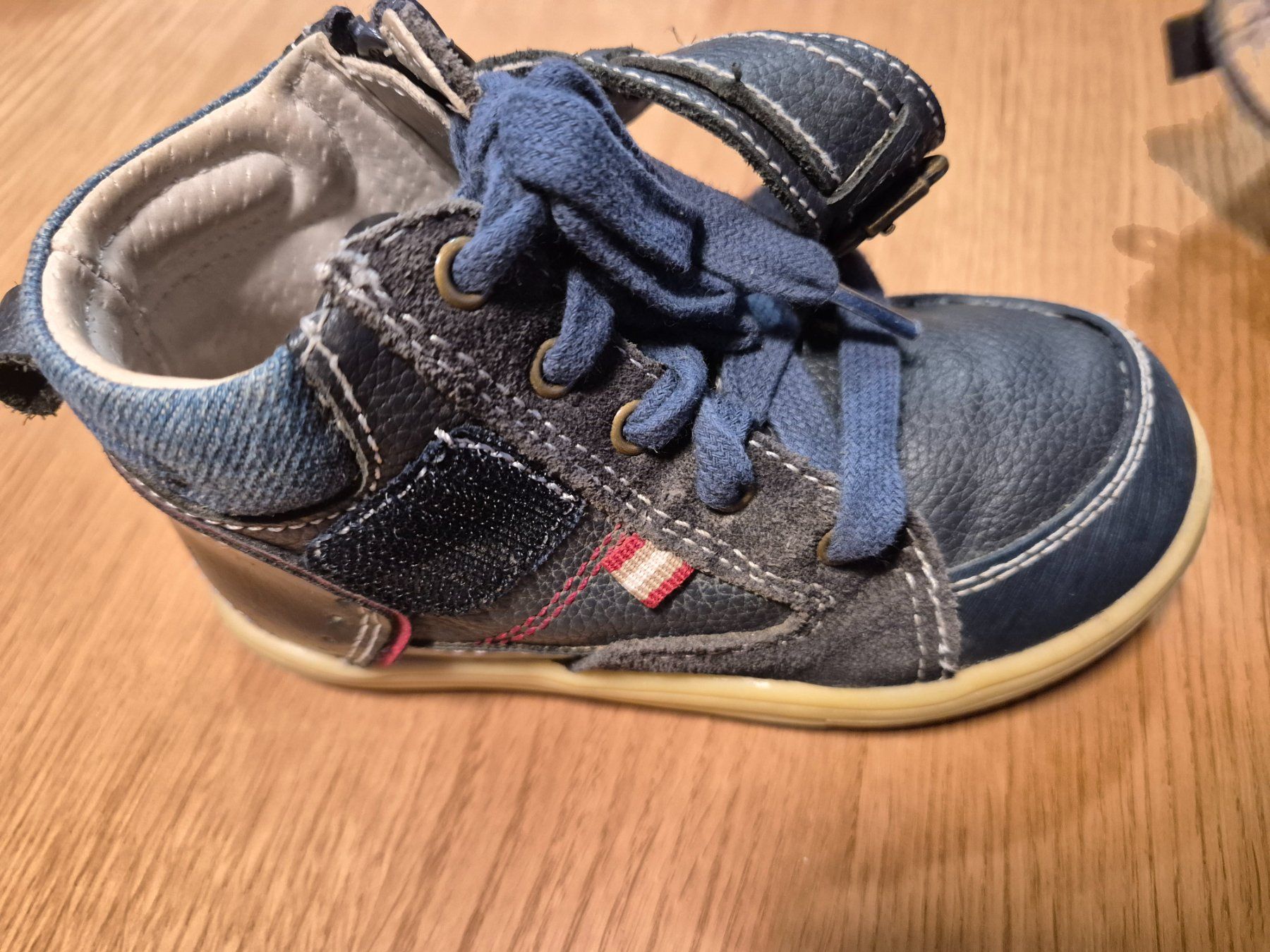 Vertbaudet Scarpe da uomo: Bottines Vertbaudet P. 25 bleues unisexe – Usato da Satigny venduto da Helene2014 2