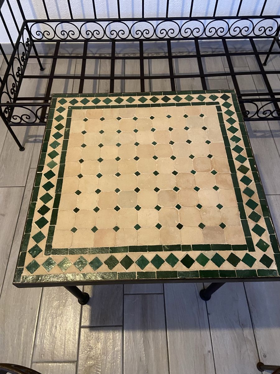 Divani: Salon marocain artisanal, fer forgé – Usato da Tramelan venduto da oceane64 3