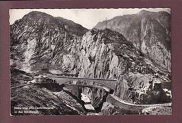 Neue und alte TEUFELSBRÜCKE in der Schöllenen