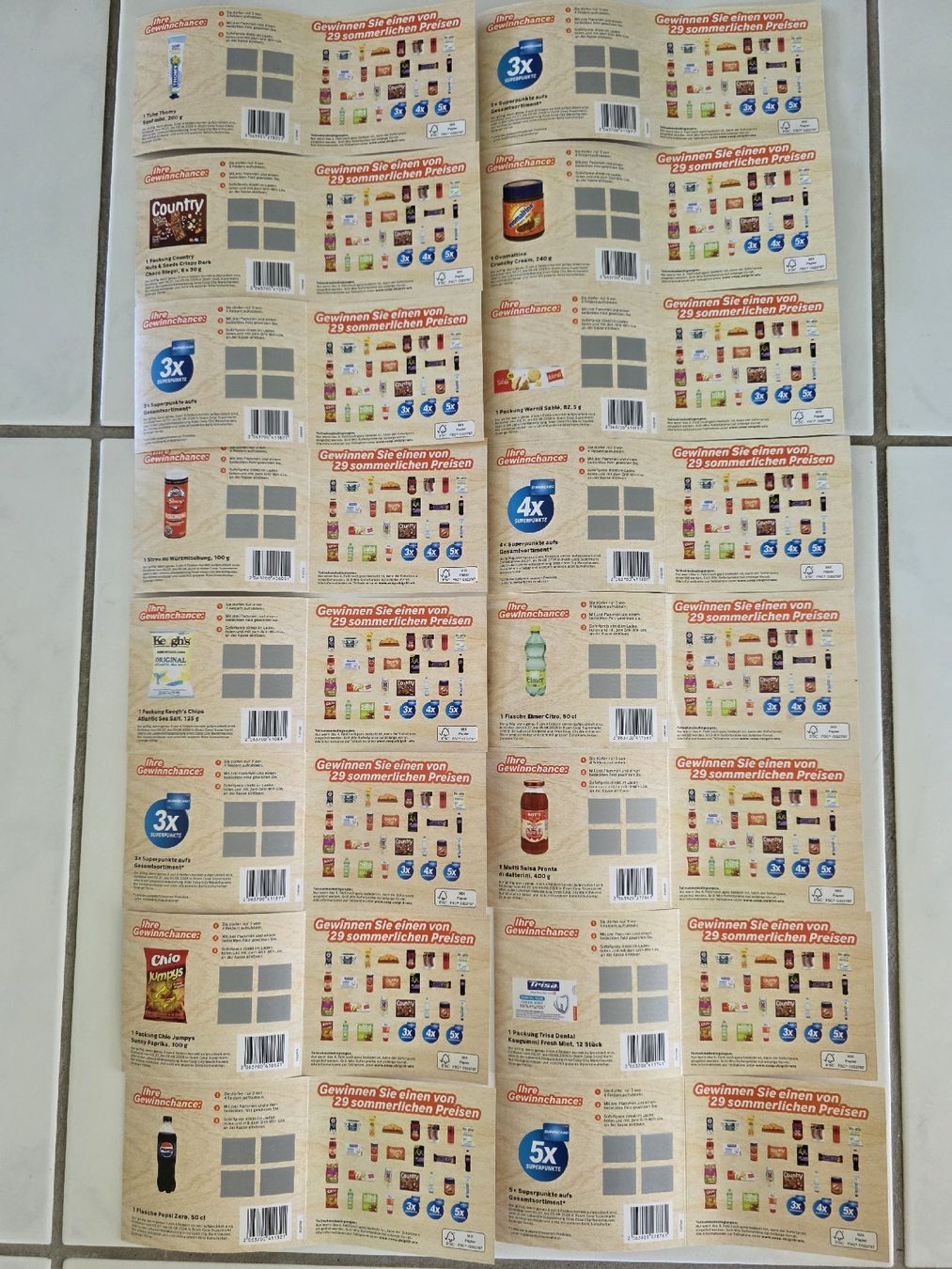 Coop Timbres & points: 16x Grill Win unaufgerubelt  – Neuf avec emballage d'origine à Beinwil (Freiamt) par LordS.09