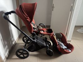 Cybex Priam Kinderwagen mit Babyschale – guter Zustand