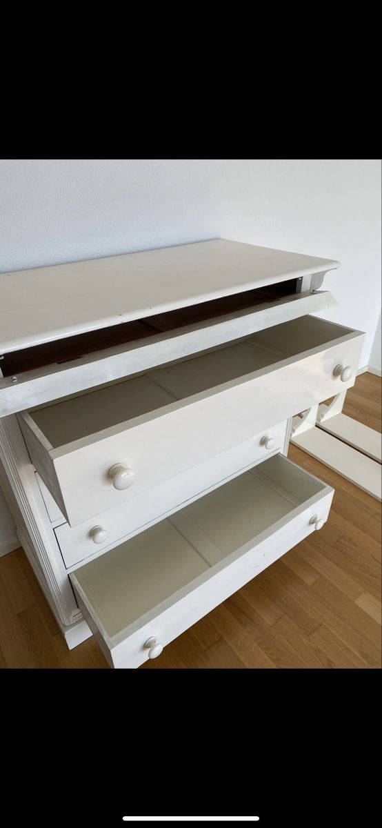 Cassettiere: Kommode Holz weiss - Sideboard, Schrank – Usato da Frümsen venduto da Schmitz 3