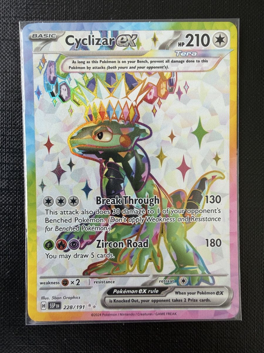Pokémon Carte collezionabili: Cyclizar ex #228 SSP EN – Nuovo (secondo la descrizione) da Savigny venduto da Matgab94