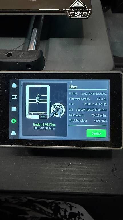 Creality 3D Drucker: Creality Ender3 V3 Plus – Gebraucht aus Malters von Ghostrider06 3