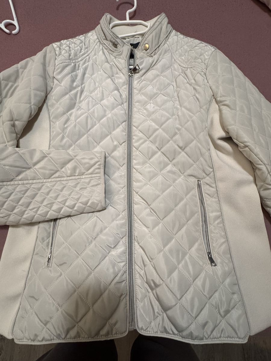Giacche: Elegante Übergangsjacke Gr. 38 beige gesteppt – Usato da Winterthur venduto da EasyRS