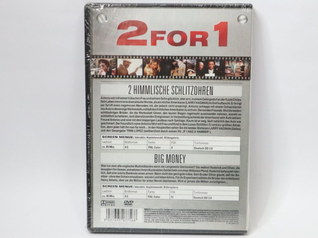 Alle DVDs: DVD 2 Himmlische Schlitzohren, Big Money, Eingeschweisst – Neu und originalverpackt aus Eschenbach SG von Astalavista 1