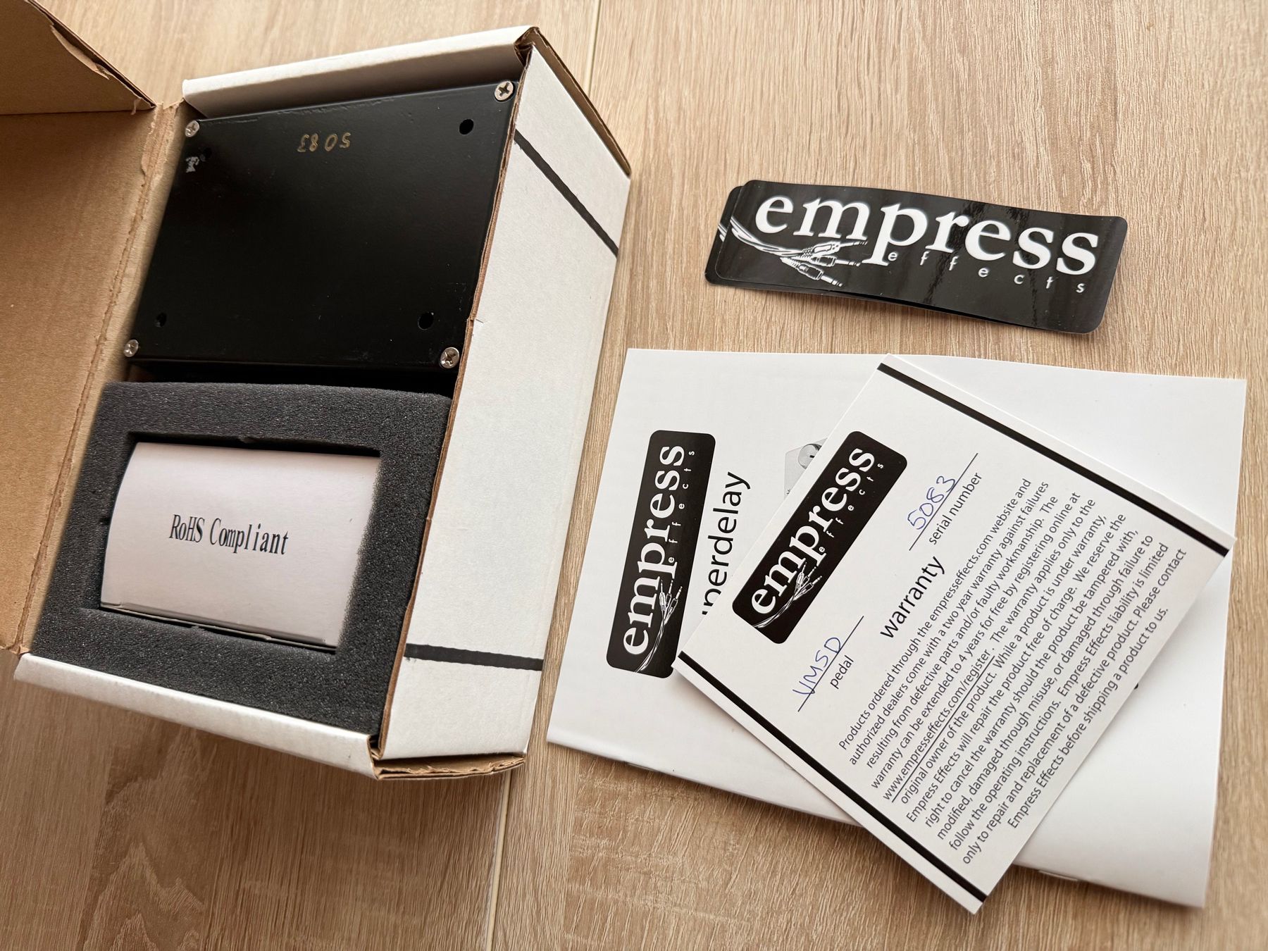 Strumenti musicali: EMPRESS EFFECTS VINTAGE MODIFIED SUPER-DELAY EXTREMLY RARE – Nuovo (secondo la descrizione) da Sion venduto da Hobby-mania 8