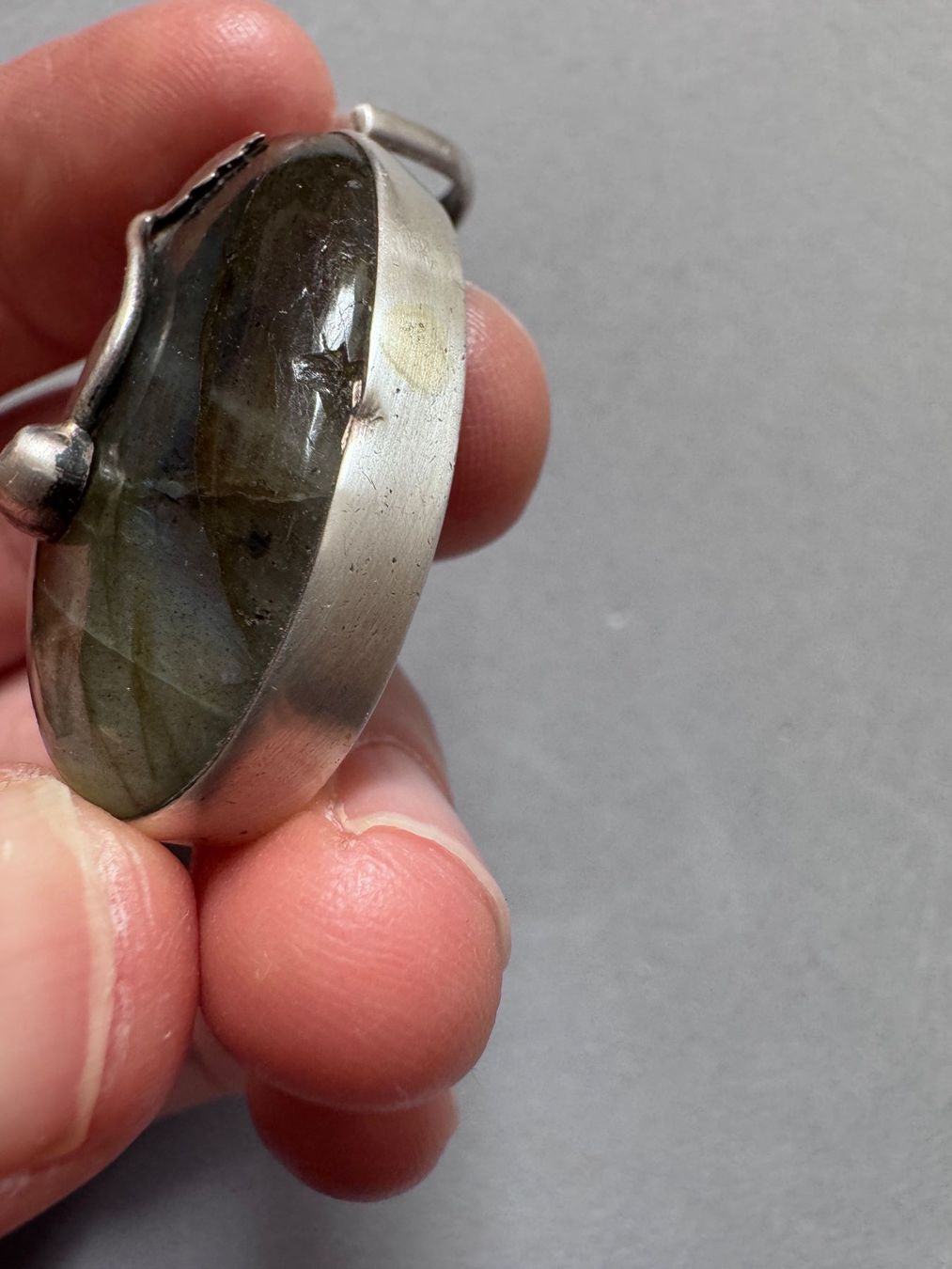 Ciondoli: Wunderschöne Labradorit Anhänger Silber S925 – Usato da Zürich venduto da hanna1990 4