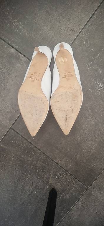 Chaussures femmes: Mules blanches NAVYBOOT à bout pointu.  Pointure 39 – D'occasion à Chavornay par Aglianico 1
