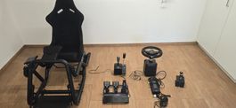 Ensemble de jeu de course Fanatec Cockpit Volant Pédalier