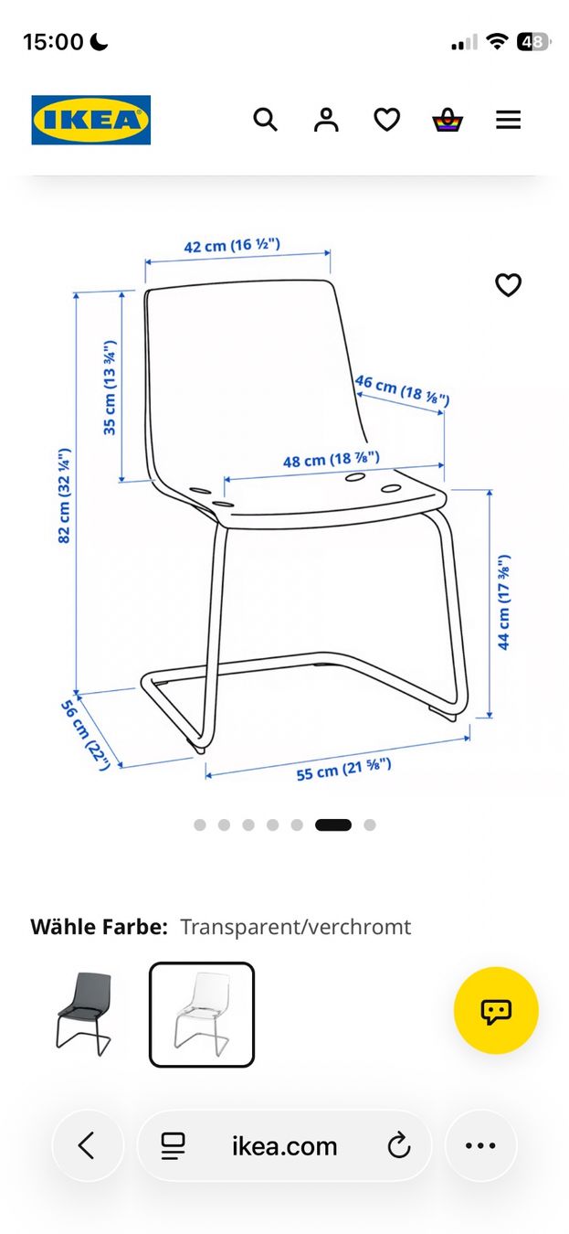 Ikea Stühle: IKEA Tobias Stühle 2x – Gebraucht aus Zürich von bnehm 5