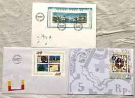 3x Sonderausgaben/Blocks - FDC