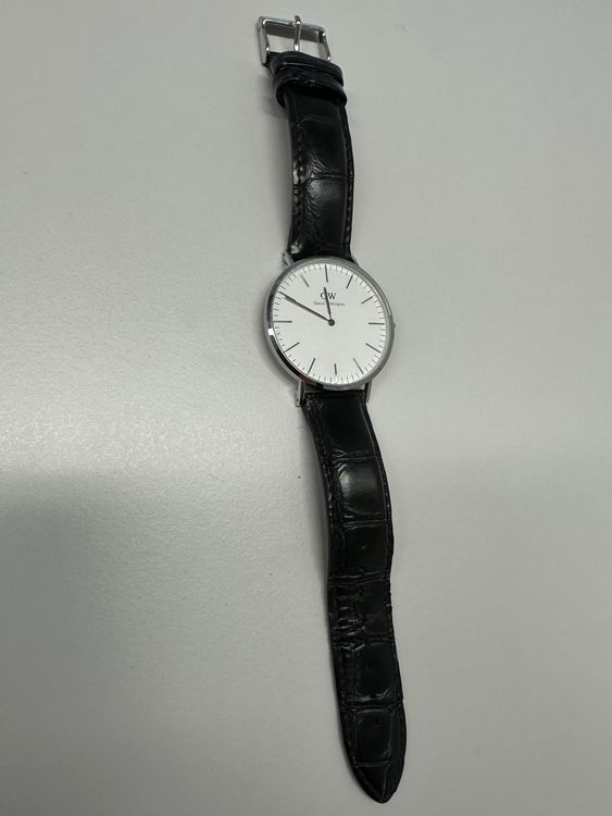 Daniel Wellington Uhr - Classic B40S1 - Silber - Lederband