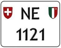 Insegne: Plaque moto NE 1121 – Nuovo (secondo la descrizione) da Boudevilliers venduto da ENCHERES-PLAQUES-NE