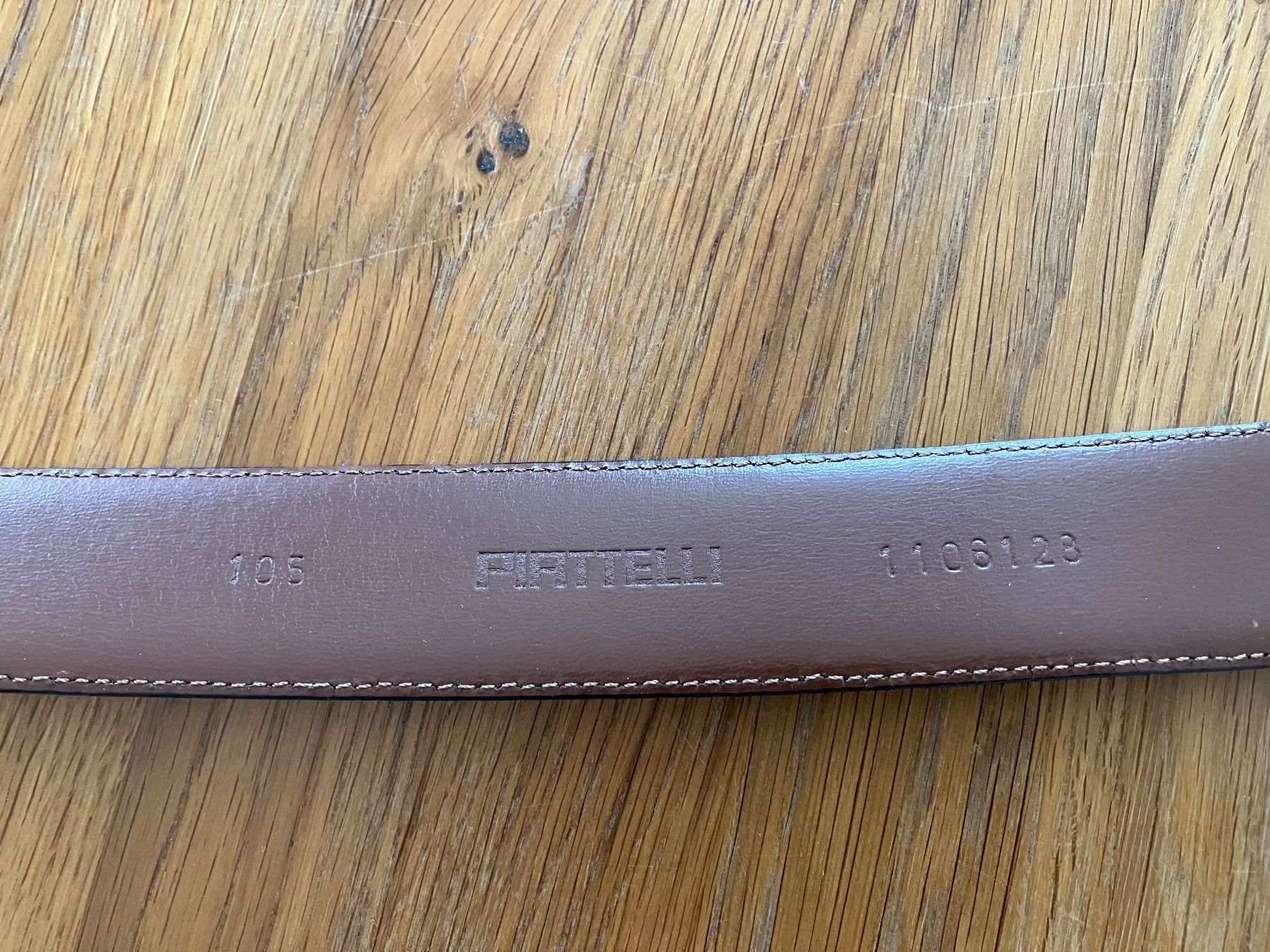 Cinture: Herrengurt braun, Leder, ca 3,5cm breit – Usato da Zürich venduto da edf_9wg7 1