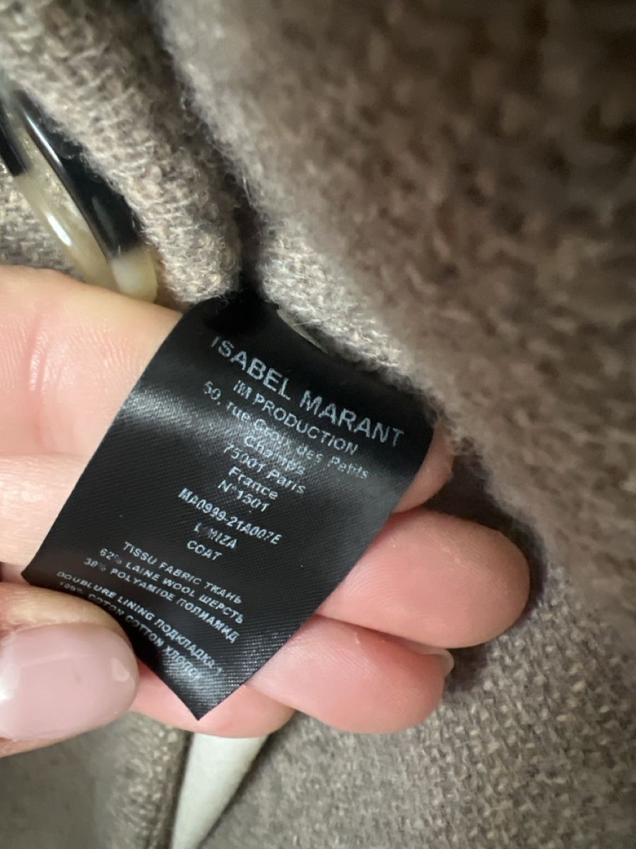 Isabel Marant Cappotti: Isabel Marant wool-blend coat, size 36 (S/M) – Usato da Zürich venduto da tan_8nxr 3