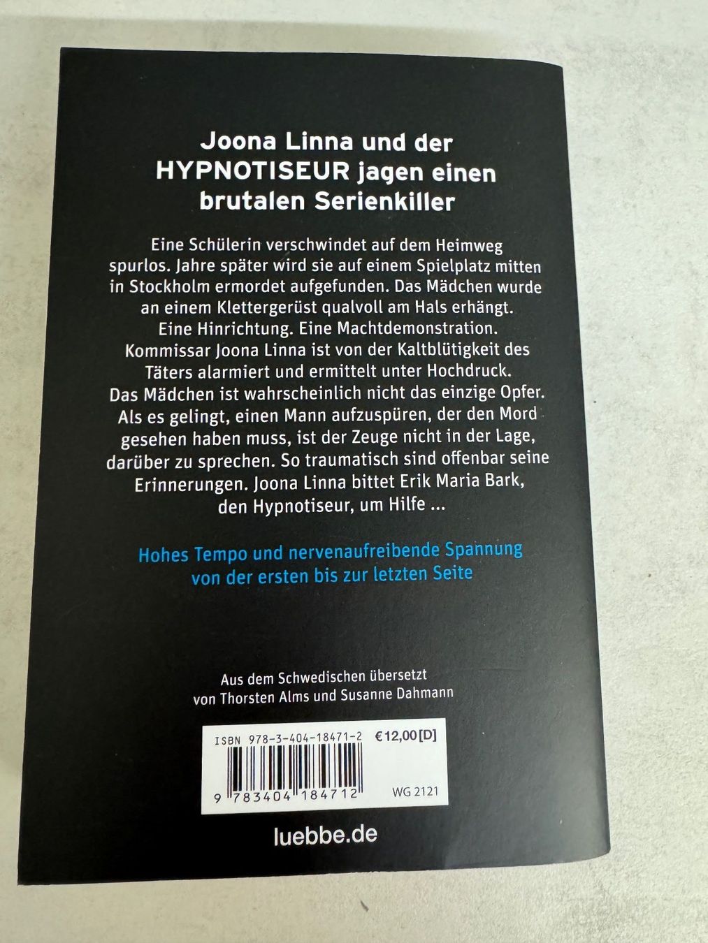 Libri: Lars Kepler - Der Spiegelmann – Usato da Geroldswil venduto da Jeremy11 1