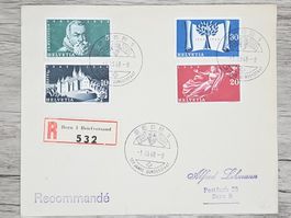 CL21 Enveloppe + Timbre Suisse 1948