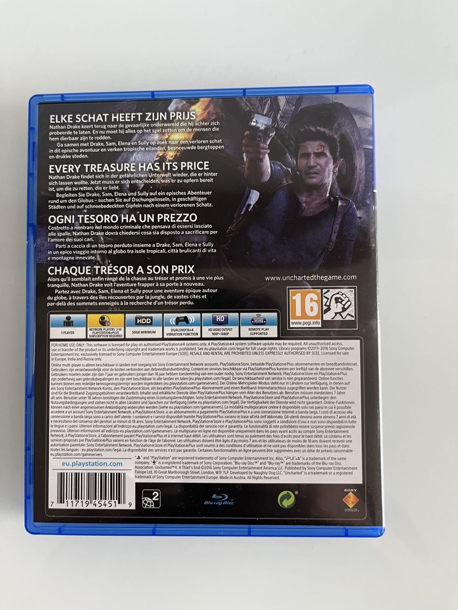 Jeux: Uncharted 4 / Playstation 4 – Neuf (Voir description) à Volketswil par asc_yp5h 1