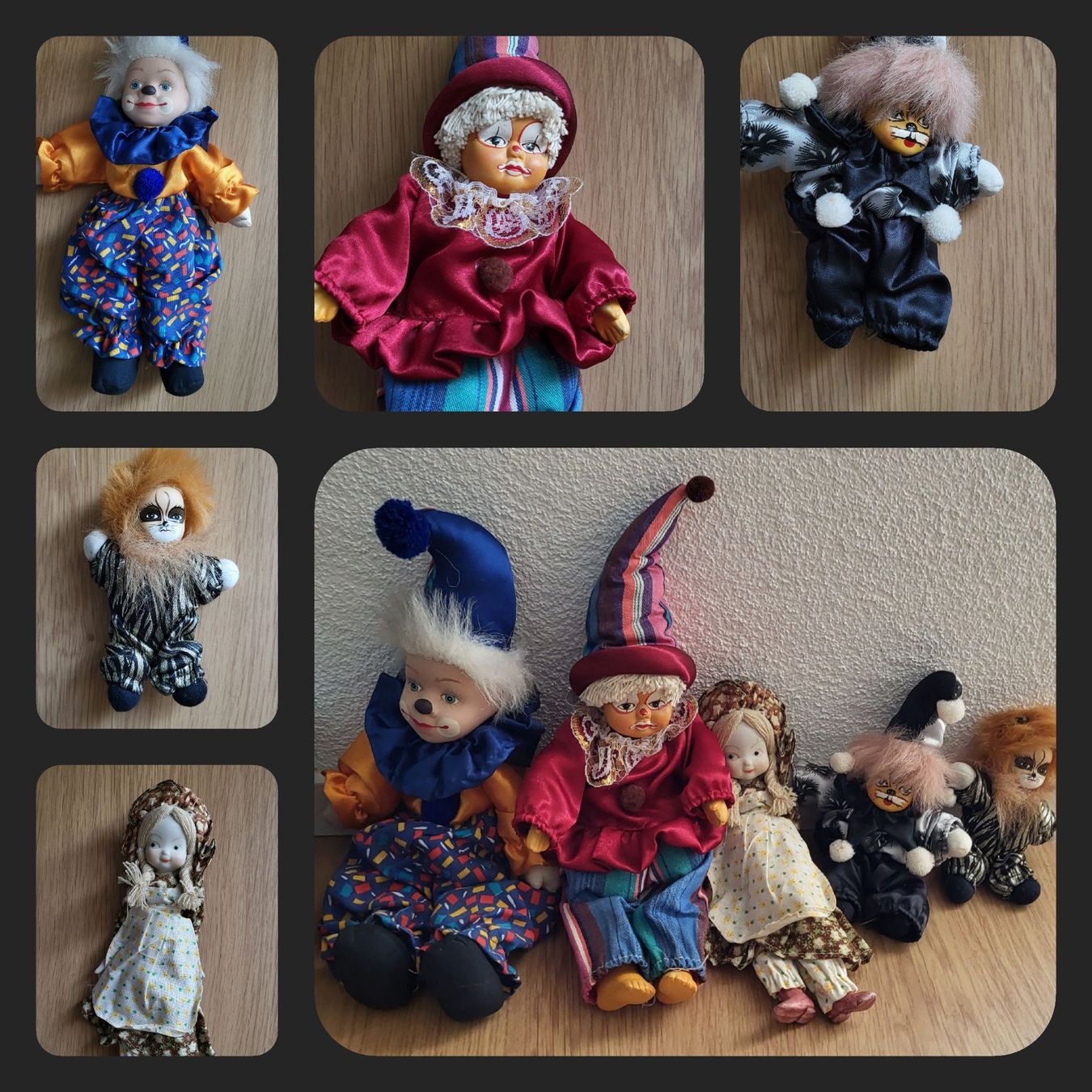 Statuette: Clownfiguren 5Stk. – Nuovo (secondo la descrizione) da Biberist venduto da Nicelotti