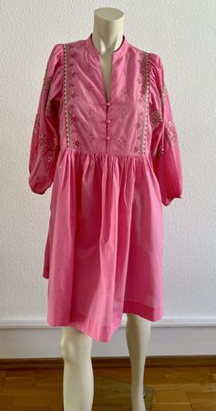 🌸 Rich & Royal Sommerkleid Gr. 36 – Bestickt & Luftig 🌸