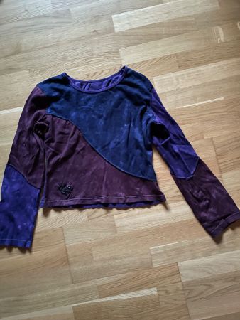 Cooles Batik-Shirt mit Echsenstickerei, Grösse S/M Top!