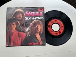 SWEET tolle Single Sixties man Top Hit 1980 Glam Hard Rock