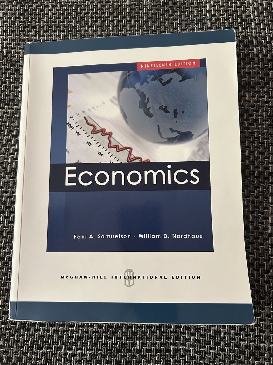 Livres: Evonomics, textbook, Samuelson & Nordhaus – D'occasion à Zürich par fla_qd7x