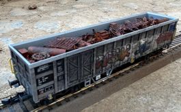 H0/AC (DC) verwittert SBB Cargo #31 85 6733 104-2 Fas Wagen