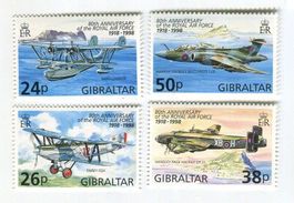 Briefmarken "Flugzeuge". Gibraltar.