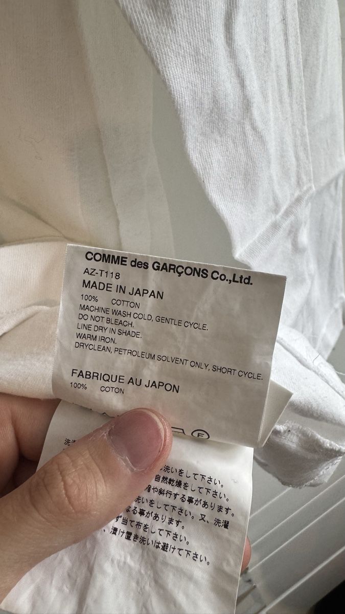 Comme Des Garcons T-shirt: Comme des Garcons PLAY Weiss XL – Usato da Brugg AG venduto da GiovanniVercetti 2