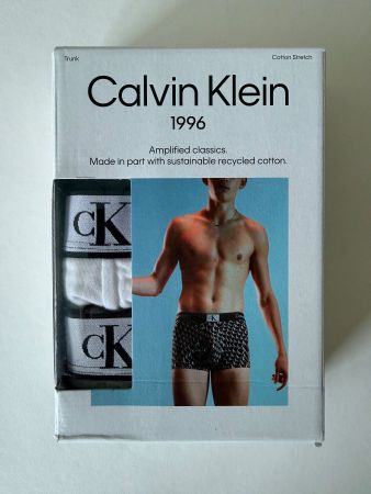CALVIN KLEIN, Boxershorts, Grösse S, Grau/Weiss/Schwarz